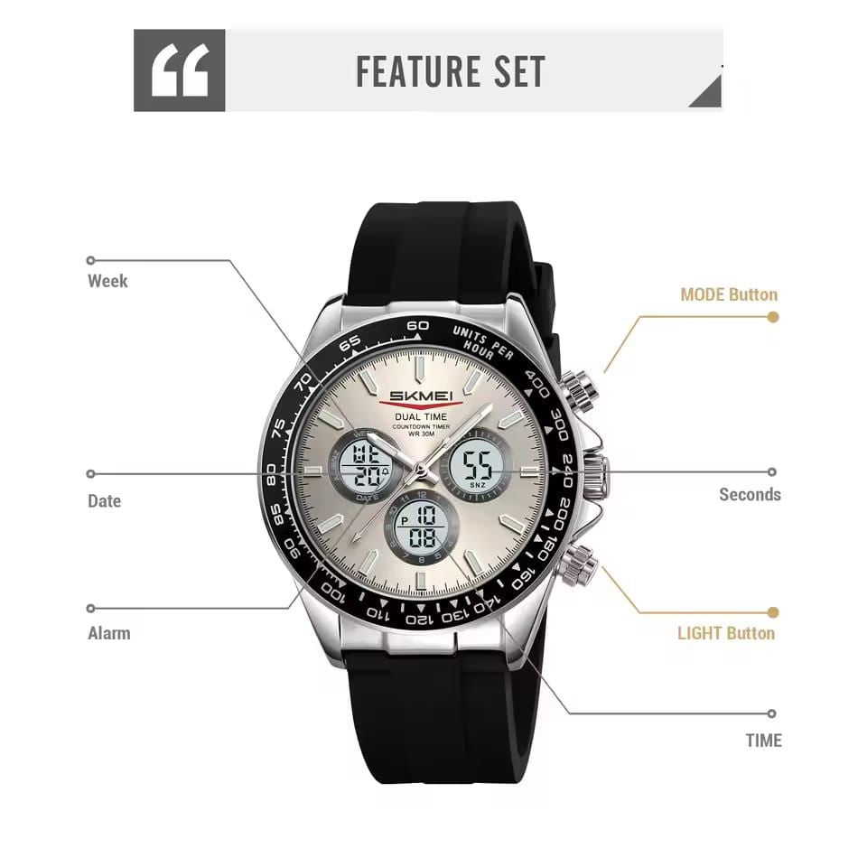 CHRONOGRAPH SKMEI WATCH