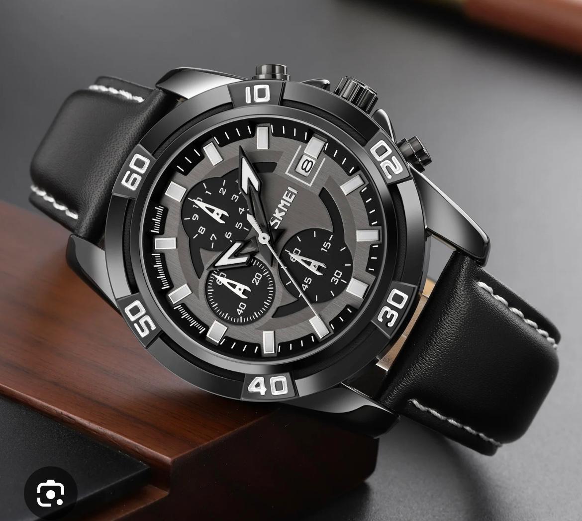 SKMEI  Black Chronograph