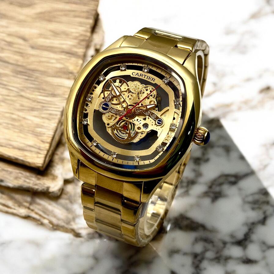 Cartier men's Skeleton dial watch