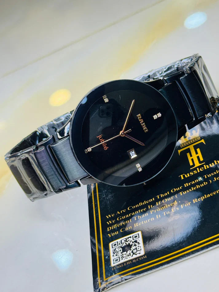 All Black Jubile Rado Watch