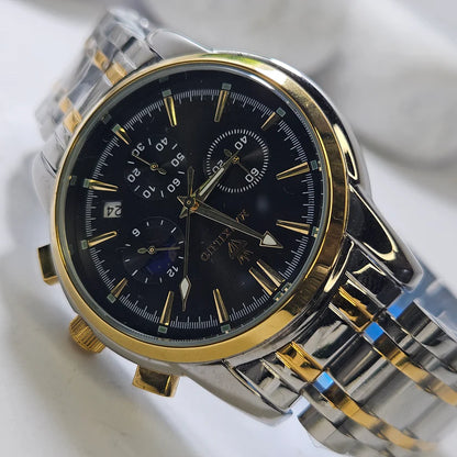 Maixiluo Men's Luxury Stainless Steel Chronograph Watch