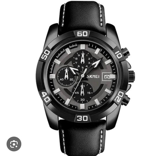 SKMEI  Black Chronograph