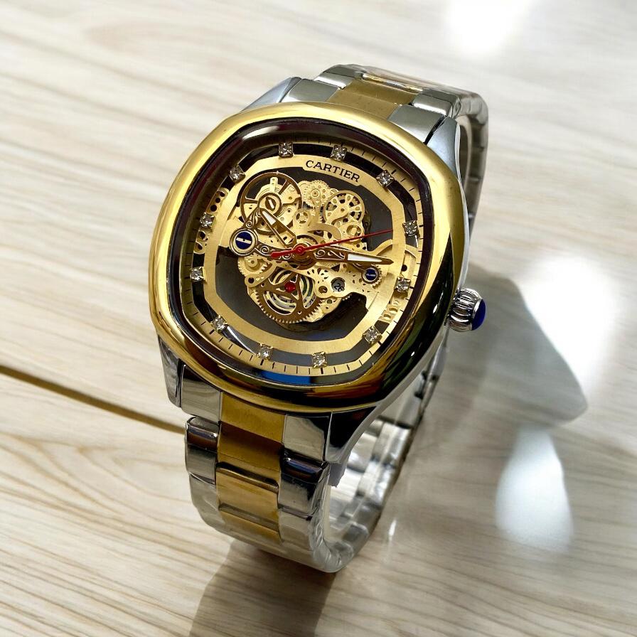 Cartier men's Skeleton dial watch